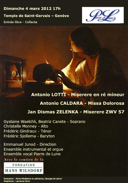Image de l'affiche du concert Lotti/Caldara/Zelenka