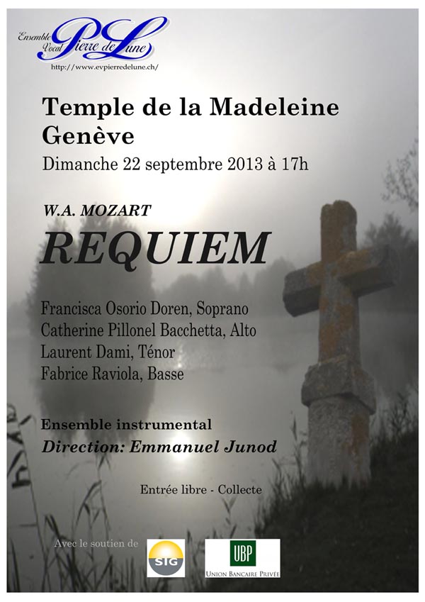 Image de l'affiche du concert Requiem de Mozart