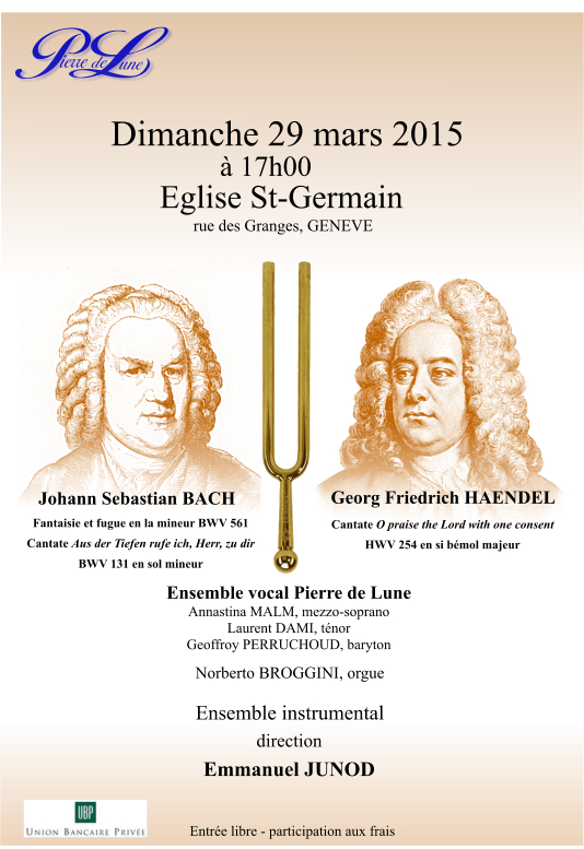 Image de l'affiche du concert Bach et Haendel