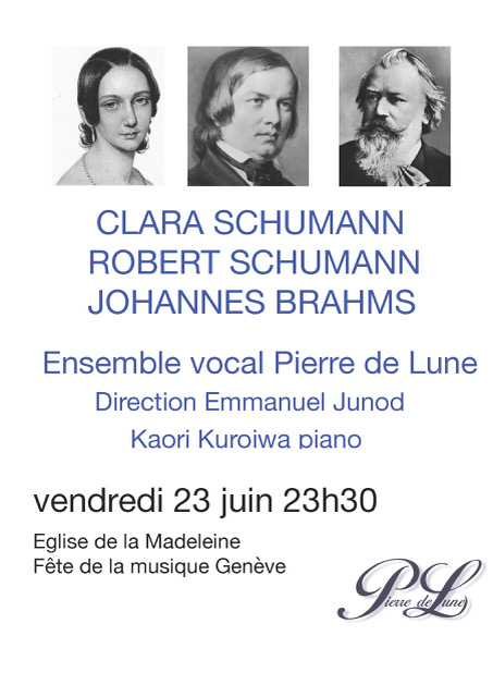 Image de l'affiche du concert Clara, Robert, Johannes